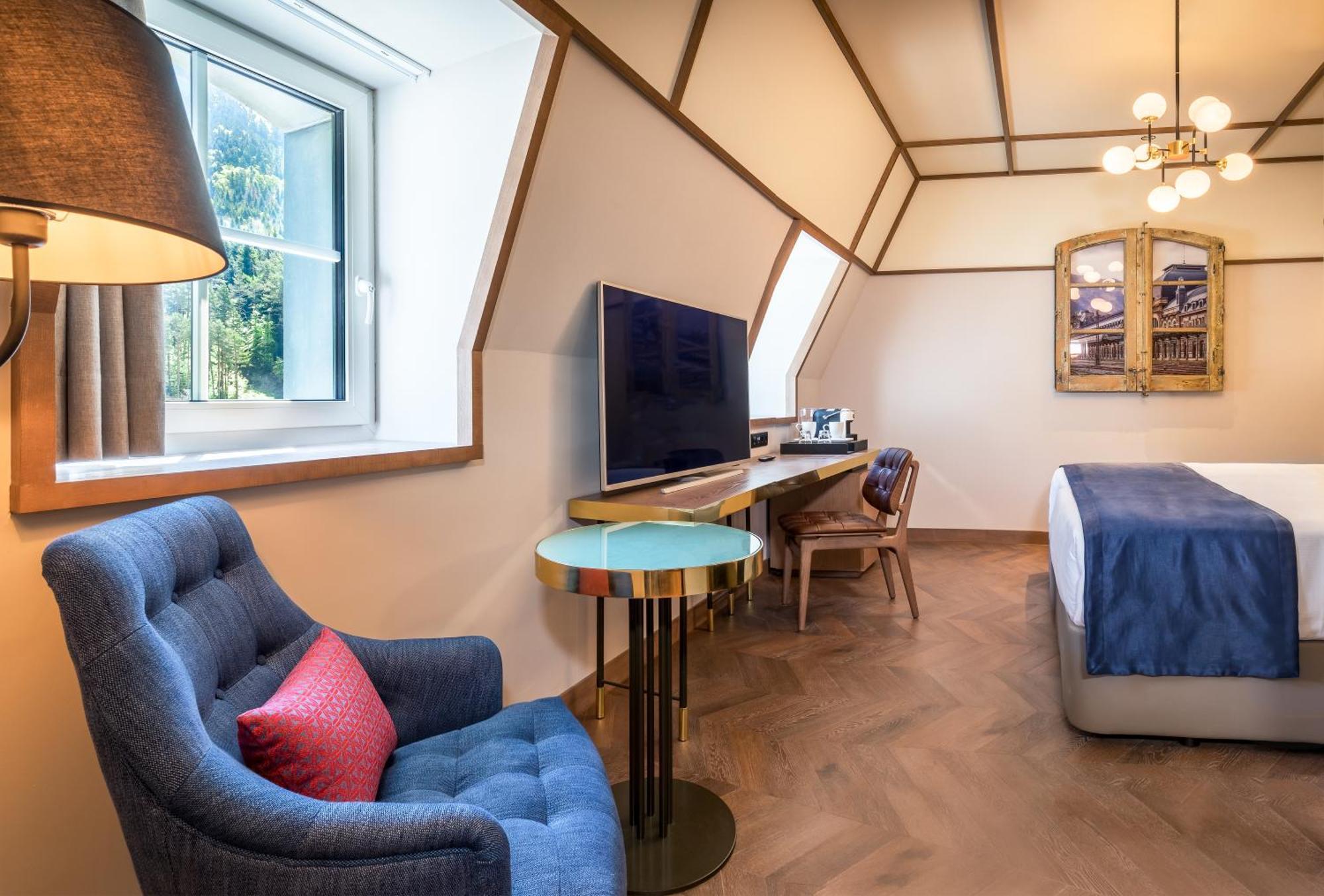 Canfranc Estacion, A Royal Hideaway Hotel - Gran Lujo Εξωτερικό φωτογραφία Deluxe Room